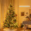 Costway Hinged Life-Like Christmas Tree W/ 450 LED Lights 11