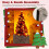 Costway Christmas Tree Collar Box Wooden Tree Box Stand Cover 10