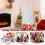 Costway Pre-Lit Artificial Christmas Tree Fiber Optic Xmas Tree 9