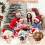 Costway Artificial Christmas Tree Hinged Holiday Tree w/ Lush Branch Tips 6