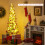 Costway Whimsical Christmas Tree Bendable Artificial Xmas Tree-Lime Green 5