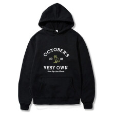 (Navy Blue, L) October's Hoodies Men Very Own Printed Long Sleeve Hoodie Pullover Fall Casual Top