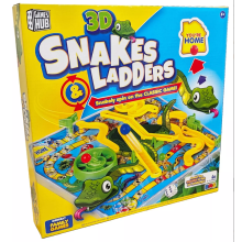 3D Snakes & Ladders Board Game