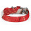Adjustable Pet Collar Red Oxford Cloth Quick Release Buckle for Small Medium Dogs Cats Comfortable 4
