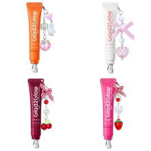 (Pink) Volumizing and Plumping Lip Gloss—Moisturizing and Fine-Line-Smoothing, Keychain Lipstick