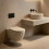 Σετ: Κρεμαστή Λεκάνη Τουαλέτας + Επιτραπέζιος Νιπτήρας Rea Duo Caffe Latte Matt 1