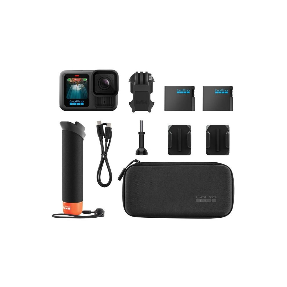 Gopro Sportkamera Pack Hero13 Black + Zubehör 810116385683