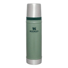 Isolierflasche grün - STANLEY - 0,6 L - Kompaktes Format - Hält Getränke heiß und kalt