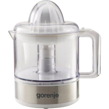 Presse-agrumes blanc - GORENJE - 30 W - 800 ml - 2 cônes de tailles différentes - Récipient à jus séparé