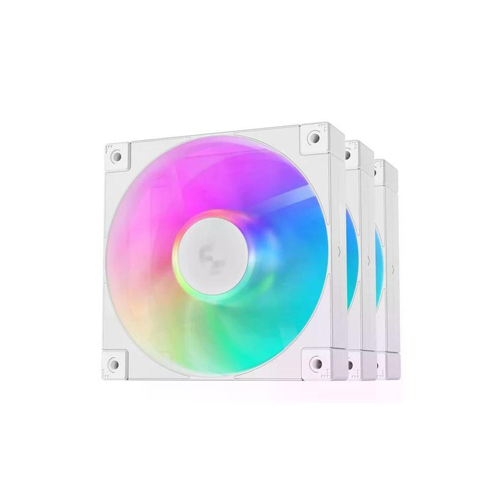Deepcool 120Mm Fd12 Argb Pwm Fan Triple Pack - White R-Fd12-Whapn3-G - Image 6