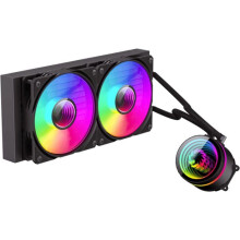 Vloeistofkoelingsset - GAMEMAX - IceBurg 240 Infinity BK - Radiator 240 mm - 2 x 120 mm - ARGB