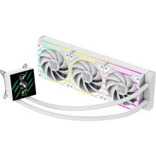 Vloeistofkoeler - GAMEMAX - Hailstorm 360 LCD WH - 3x120 mm - 2200 t/min - ARGB