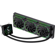 Vloeistofkoelingsset - GAMEMAX - HAILSTORM 360 LCD - Radiator 360 mm - 3x120 mm ARGB - 2200 t/min