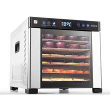 Séchoir à fruits - G21 - Breezer - 6 plateaux - Acier inoxydable - Compact