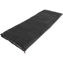 Slaapzak deken - EASY CAMP - Starling Square Zwart 10 C - Lichtgewicht 830 g - Open te vouwen als deken - 190 cm