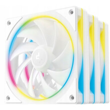Witte ARGB behuizing ventilator kit - DEEPCOOL - 3 ventilatoren 120 mm - 2500 tpm - 35,6 dB