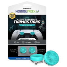 Accessoire de jeu - SteelSeries - Lotus - Bleu sarcelle/Transparent - Grips sticks analogiques - Protection 2 ans