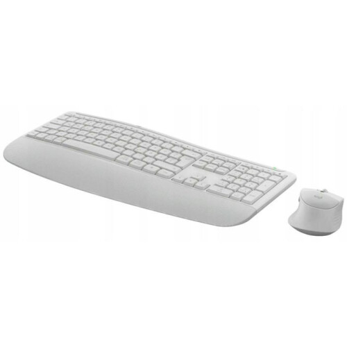 Logitech Teclado - LOGITECH - Comfort Plus MK880 - Inalámbrico (radio/Bluetooth) - ENG - Membranas, blanco 1