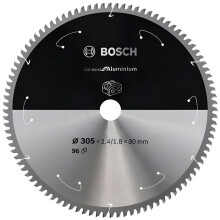 Cirkelzaagblad - BOSCH PROFESSIONAL - 305 x 30 x 2,4 mm - 96 tanden - Aluminium - Hoge kwaliteit