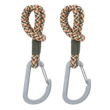 Ganchos de corda Lässig MIX para carrinho - cordão de ganchos para carrinho 2 pcs oliva/vermelho/baunilha