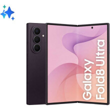 Smartphone plegable violeta - Samsung - Galaxy Fold 8 Ultra - 12 GB de RAM - 512 GB de almacenamiento