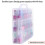 3X Nail Polish Organizer Holder,Portable Universal Clear Double Side Organizer and Thread Case for 48 Bottles Adjustable 4