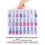 3X Nail Polish Organizer Holder,Portable Universal Clear Double Side Organizer and Thread Case for 48 Bottles Adjustable 2
