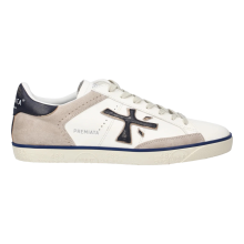 Premiata Herren Sneaker Steven 7285 Premium Leder Beige 42 — luxus herrenschuhe, italienische designer sneaker