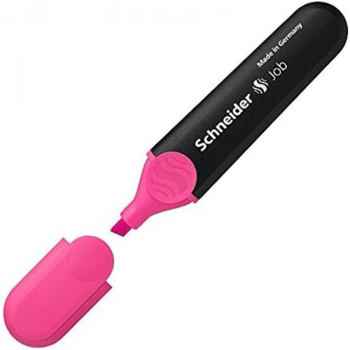 (Rosa, 1 stück (1er Pack)) Schneider Job Highlighter Refillable Pink 1 Pack