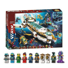 (Underwater destiny's bounty - 1235 pieces) Ninjago 71756 Hydro Bounty Building Blocks Toy, Educational Gift for Boys Girls