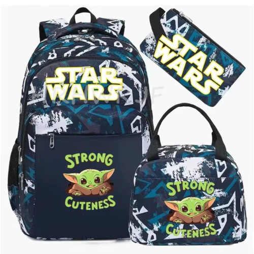 (13) Star Camouflage Backpack for Boys Teens Simple Style Lunch Bag Large Capacity 2