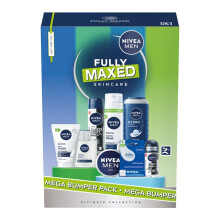 Nivea Men Fully Maxed Gift Set | 8-Piece Full-Sized Grooming & Skincare Bumper Pack