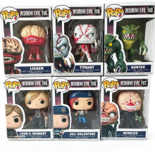 (155) Resident Evil Q-version Big Head Zombie Monster Figure Boxed Collectible Desk Decor