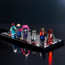 (A) Minifigures Biohazard Zombie Police Military Special Forces Base Watchtower Radiation Zone Assembly Educational Toy
