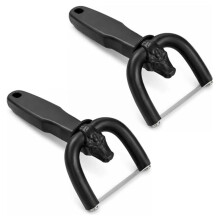 Stainless Steel Blade, Ergonomic Non-Slip Grip. Ideal for Manual Brisket Trimming, Steak Carving, and BBQ Kitchen Prep