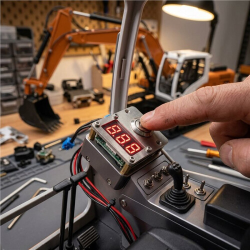 RC 1/14 for Double  E010/E111 Excavator  Module DIY Retrofit 1
