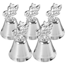 5 Porte-Noms en Forme de Cloche et de Feuille - Idéaux pour Accrocher les Noms de Table et les Numéros de Table Lors des Mariages