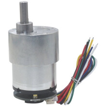 JGB37-520 Reduction Motor with Hall Encoder Car Motor for Self Balancing Car with Speed Measurement, DC12V 176RPM
