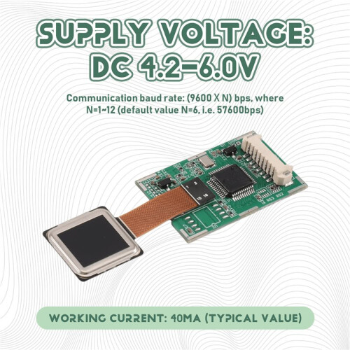 FPC1020AM Sensor Semiconductor Capacitor Fingerprint Recognition Module 2