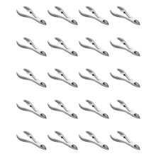 20X Professional Feet Toe Nail Clippers Trimmer Cutters Paronychia Nippers Chiropody Podiatry Stainless Foot Care Tools