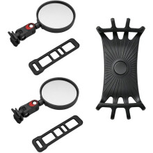 Specchietto Retrovisore per Monopattino Elettrico per  per  G2 G3 F3 ZT3 F2 E3 E2 F40 ZT3 Pro con Rotazione A 360 e Superficie Convessa