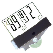 Digitales Fensterthermometer mit Hygrometer und Saugnapf, Große LCD-Wetterstation für Drinnen und Draußen, Schlafzimmertemperaturanzeige