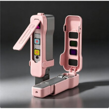 Protective Shell Lid for OSMO Pocket 3 Flip Design Plastic Case Built-in 5 Filter Slots Anti-Scratch Cover