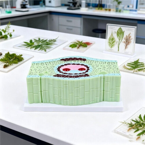 Leaf Structure Model, Plant Enlarged Display Anatomical Model Portable Junior High School Biology Teaching Instrument 1