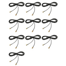 10pièces 3 Mètres WLAN Verlaengerung Cable D'Antenne RP Connecteur SMA - RP SMA Femelle Routeur WiFi
