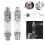 Aquarium CO2 Bubble Meter Water Injection Version CO2 Regulator Generator Reaction System Fish Tank CO2 Equipment A 5
