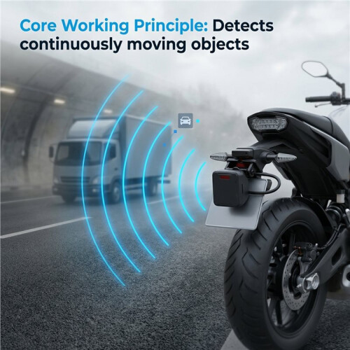 77G Millimeter Wave  Blind Spot Detection System for Motorcycles, Motorcycle BSD Electronic Accessories 1
