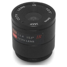 Hochwertiges 6-mm-Industrieobjektiv mit Festbrennweite, CW-Objektivanschluss, IR-Filter und CCTV-Filter für Überwachungskameras, 1 Stück
