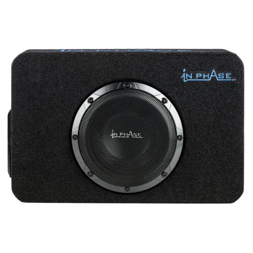 In Phase XTB-8A 8" 600W Active Subwoofer Enclosure with Bass Remote 1