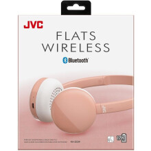 JVC Headsets Flat Wireless Bluetooth Headphones HA-S22WAU Pink